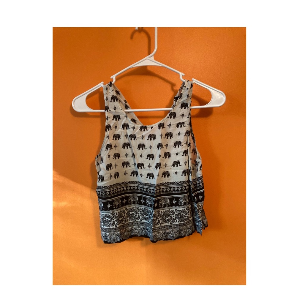 Boho crop top
